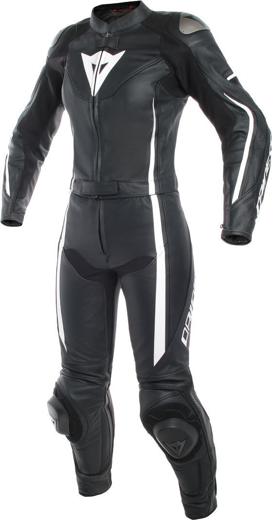 Dainese Assen 2pcs Lady Leather Suit 948 Black White