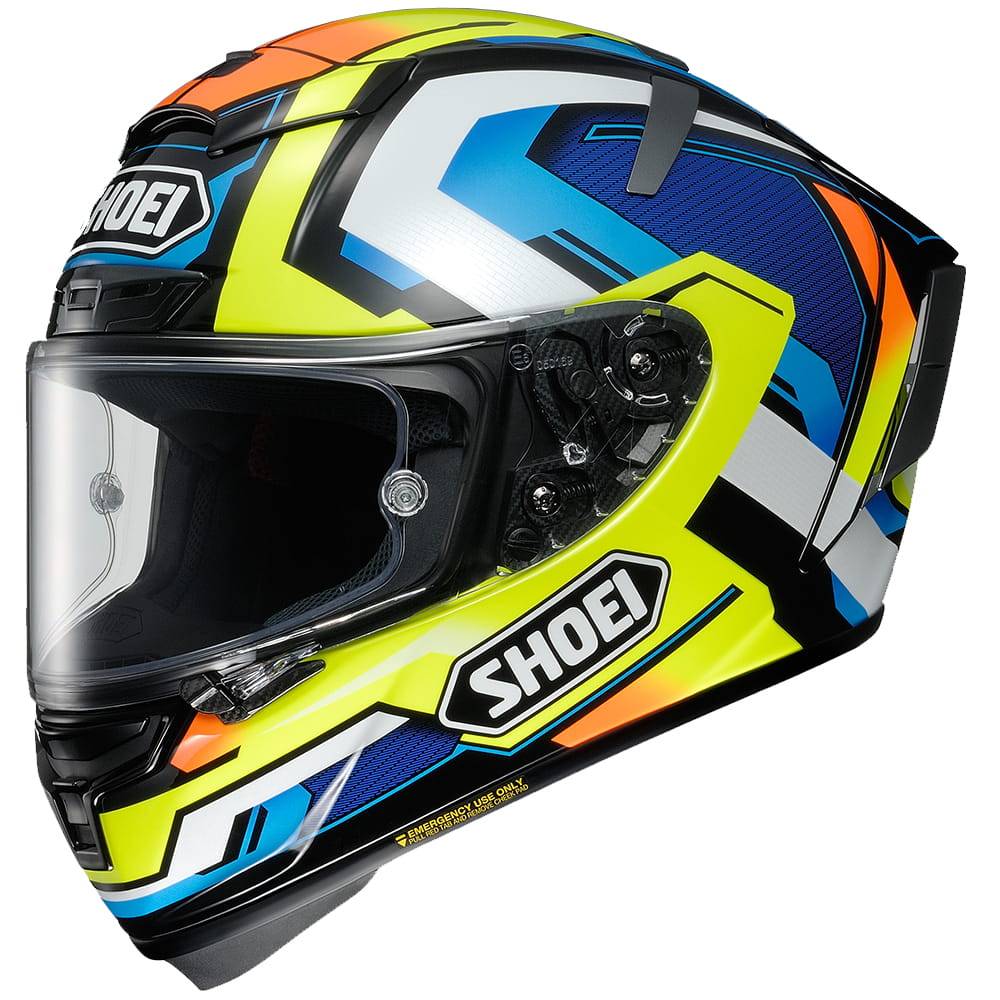 Shoei X Spirit 3 Brink TC 10 TC10 yellow