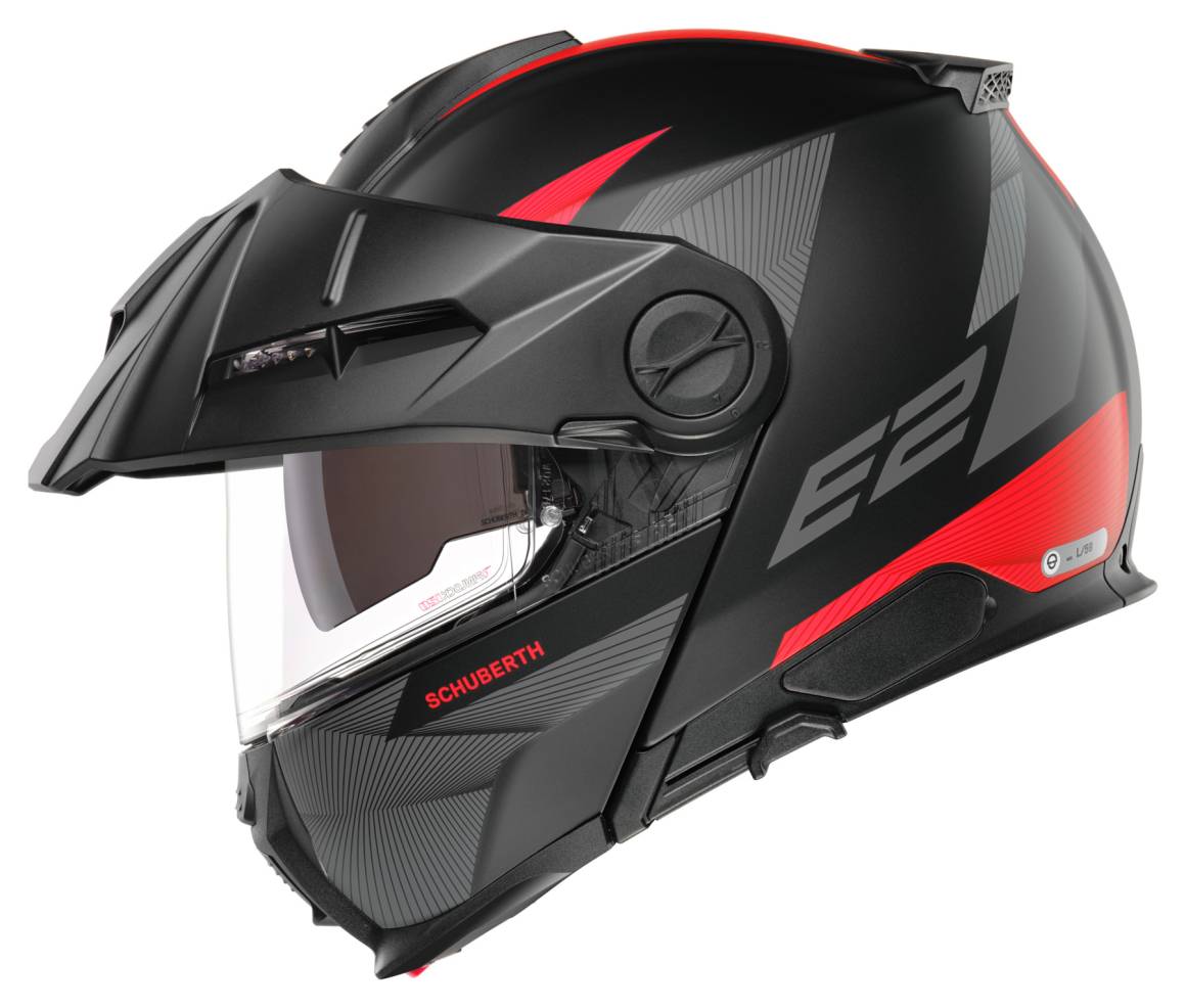 Schuberth E2 Defender Red 2